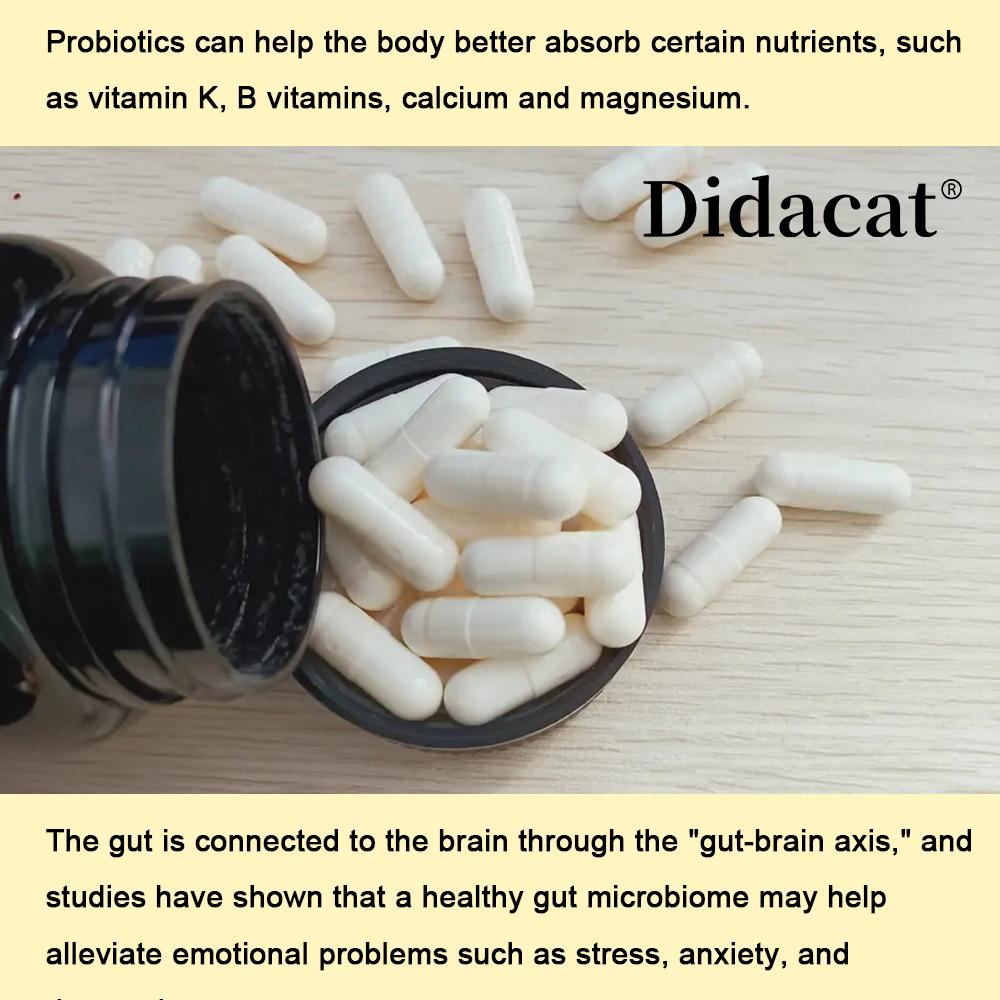 Mood Probiotics 30 billion CFU, containing prebiotics, supports mood and digestion, 120 capsules