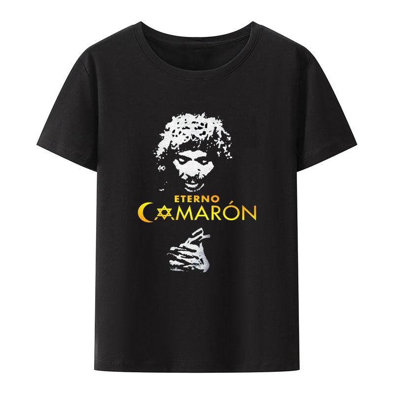 Camiseta Clásica Estampada Camarón De La Isla Retro Hombre Mujer Manga Corta Suelta Transpirable Camisetas Estilo Humor Moda Casual Tops