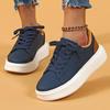 Retro Chunky Sneakers Women Fashion Platform Shoes Men Casual Sneakers Waterproof Walking Shoes PU Leather Outdoor Footwear