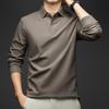Men's 100% Cotton Long-Sleeve Polo Shirt
