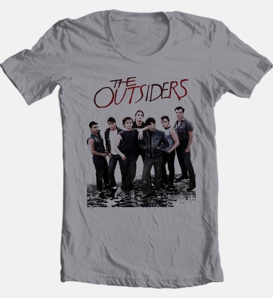The Outsiders T-shirt 80s retro style movie adult regular fit graphic tee XL