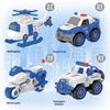 Take Apart Vehicle Toys Set Diy Build Your Own Helicopter Truck & Farm Vehicle Building Blocks Gift For Boys Kids