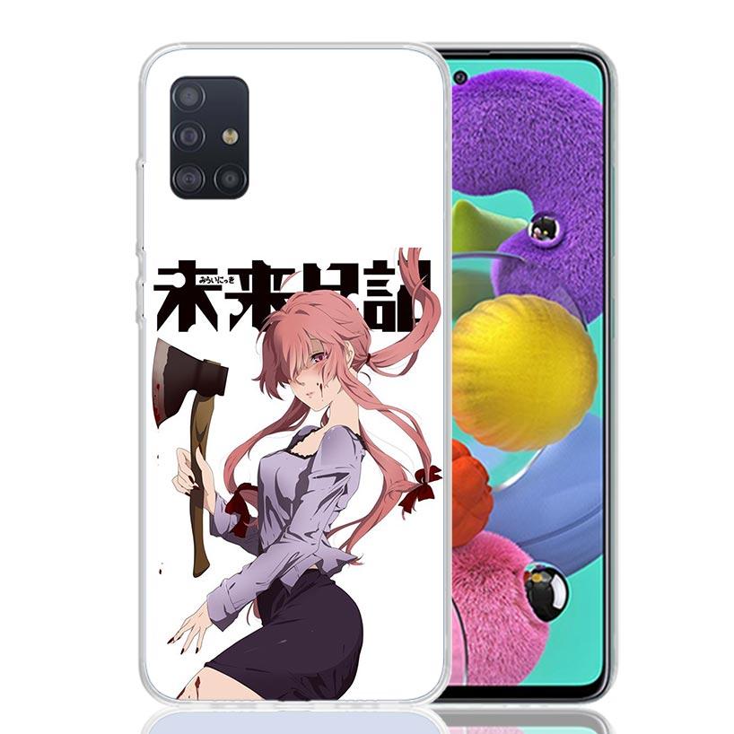 Mirai Nikki Gasai Yuno Anime Phone Case For Samsung Galaxy A52 A42 A32 A22 A12 A51 A50S A40 A30S A20E A10S A41 A31 A21S A11 A72
