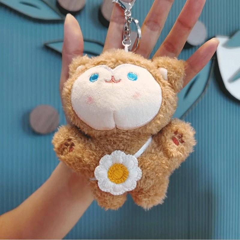 Adorable Plush Sheep Backpack Buddy Cute Animal Doll Bag Keychain Toy Gift