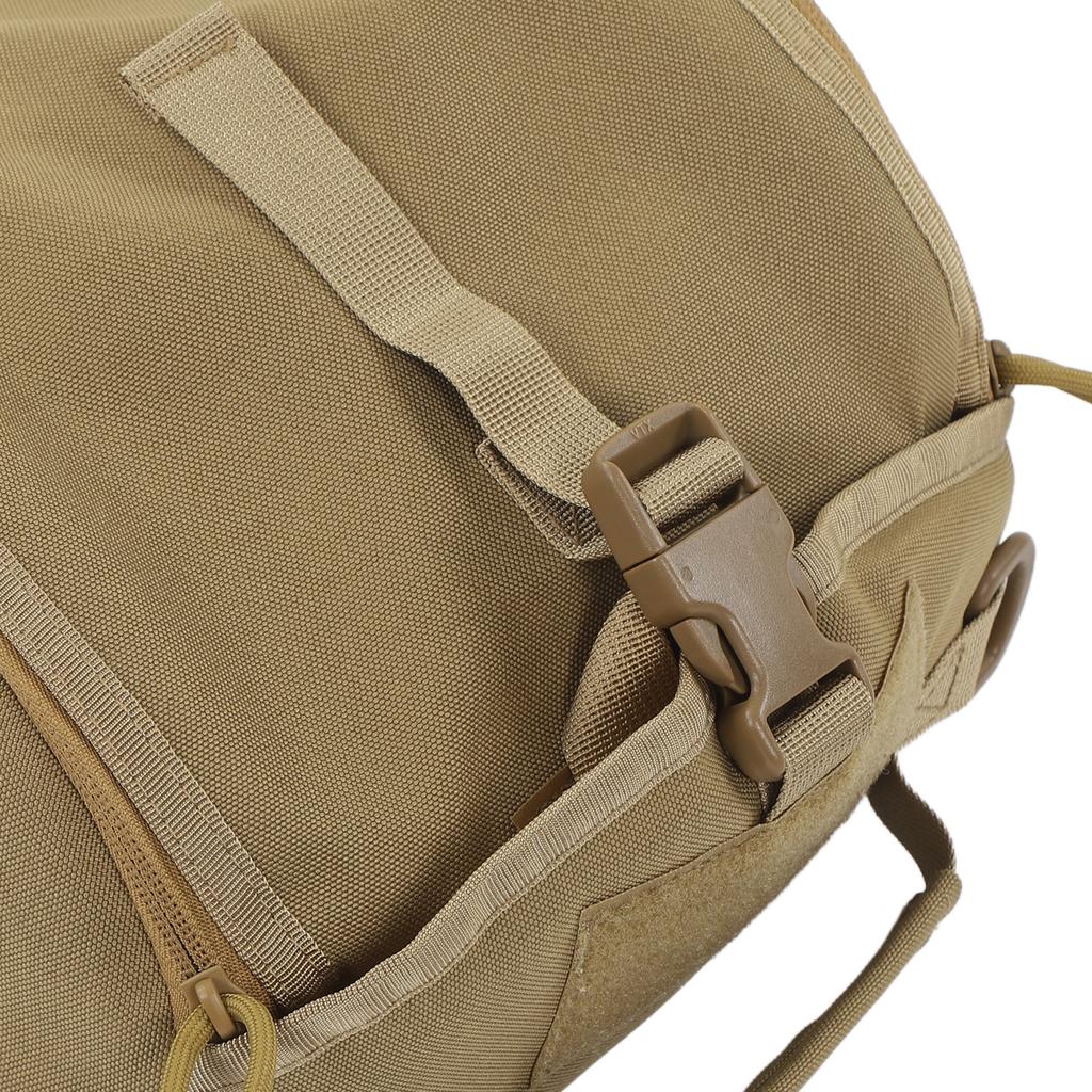 Camping Helmet Bag Canvas Scratch Prevention Adjustable Helmet Storage Bag For Hard Hats Helmet Khaki
