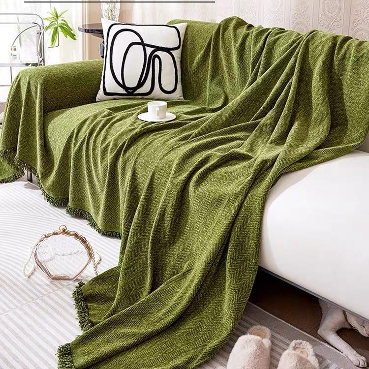 Chenille Sofa Cover Cloth Four Seasons General Fabrics Seat Cover Cover Full Covered Universal Sofa Towel Blanket