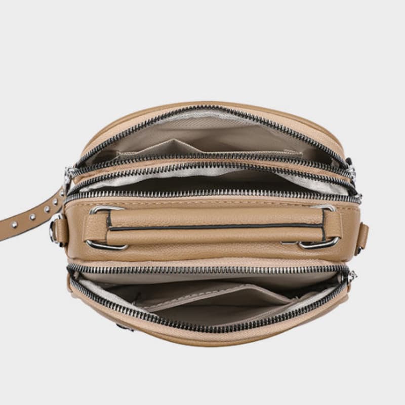 Stylish and simple portable messenger small square bag