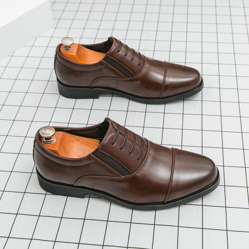 

Модный бренд Мужская деловая обувь из кожи Модные туфли-лоферы с низким вырезом Удобные Лоферы Высококачественная ручная работа Кожаные туфли-мокасины 46 коричневый