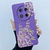 For Honor Magic 7 Lite Case Cute Cartoon Liquid Silicone Camera Lens Protector Phone Cases For Honor Magic7 Lite 5G Back Cover