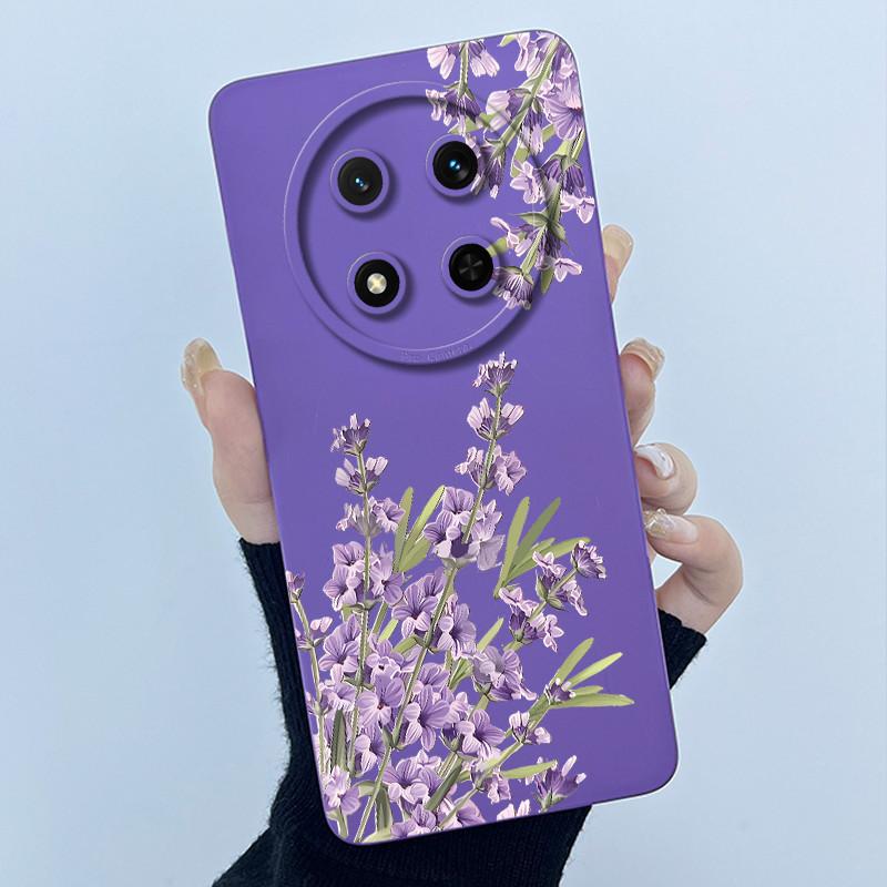 For Honor Magic 7 Lite Case Cute Cartoon Liquid Silicone Camera Lens Protector Phone Cases For Honor Magic7 Lite 5G Back Cover