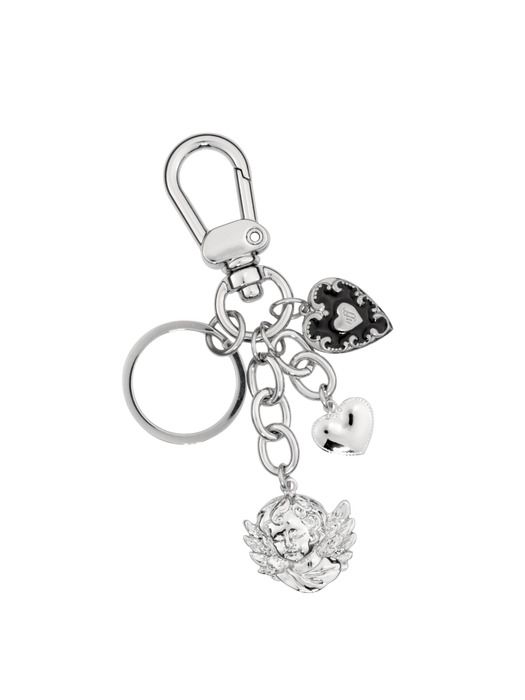 

nff heart angelos keyring-silver ONE