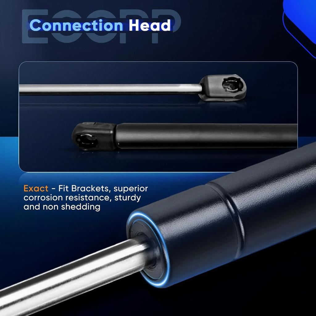 ECCPP Front Hood Lift Supports Struts Gas Springs for Jeep Liberty 2002 2003 2004 2005 2006 2007 4366 Strut Set of 2