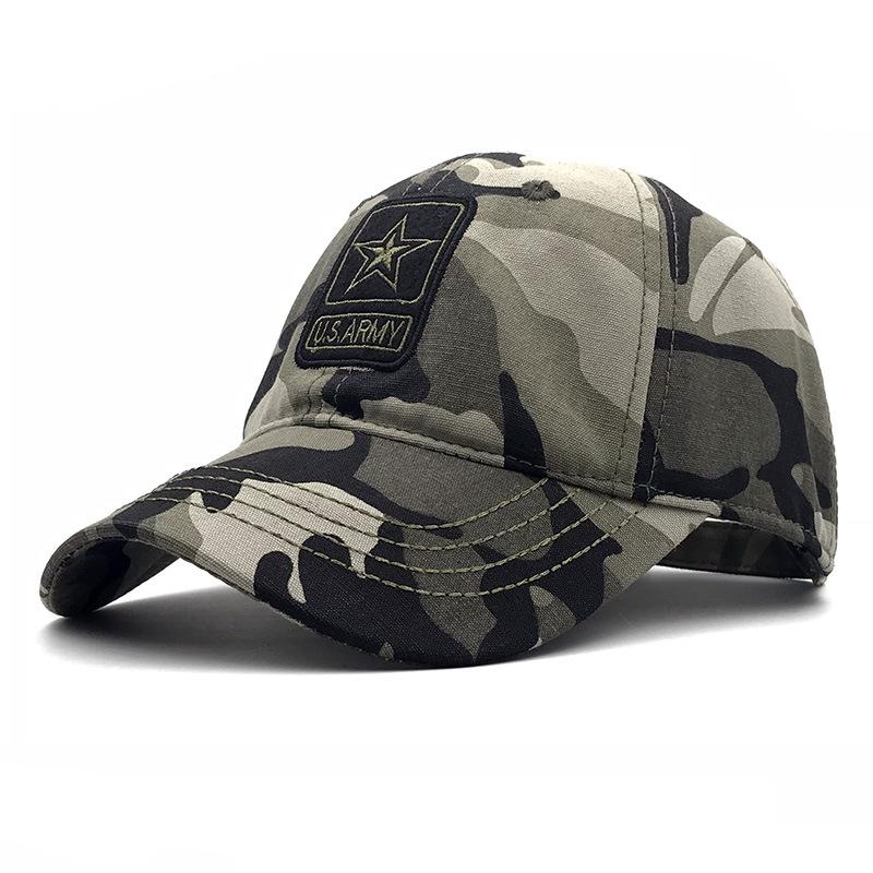 U.S. Army Us Army Camouflage Spring And Autumn Outdoor Sunshade Sun Hat Men S And Women S Baseball Caps Adjustable камуфляжный