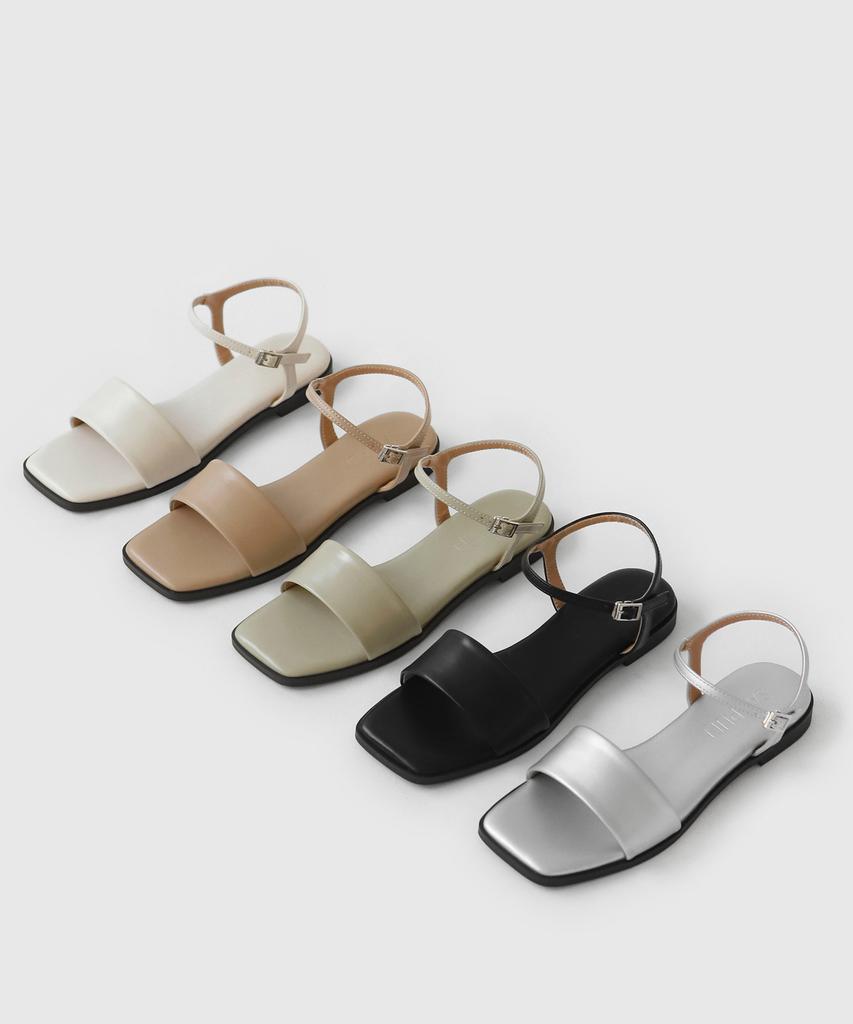 Sappun Laig Square Strap Sandals (1.5Cm)