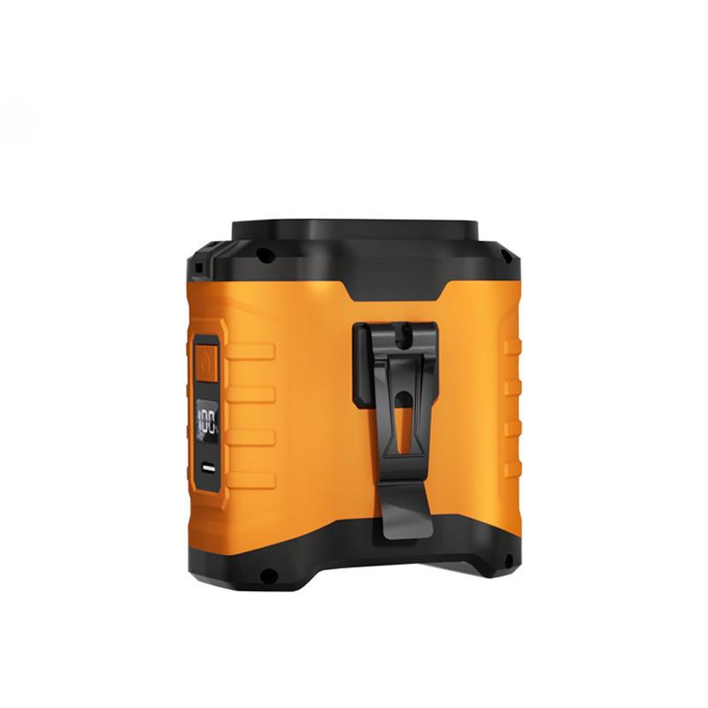 10000mAh Outdoor Working Strong Wind Waist Clip Fan Adjustable Wind Speeds Hanging Neck Fan Outdoor Portable Waist Fan