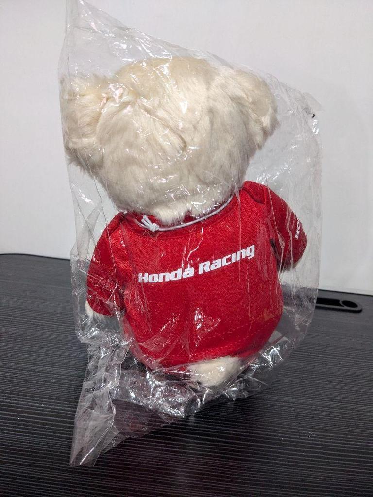 [USED] Honda Racing Teddy Bear Racing Plush Toy