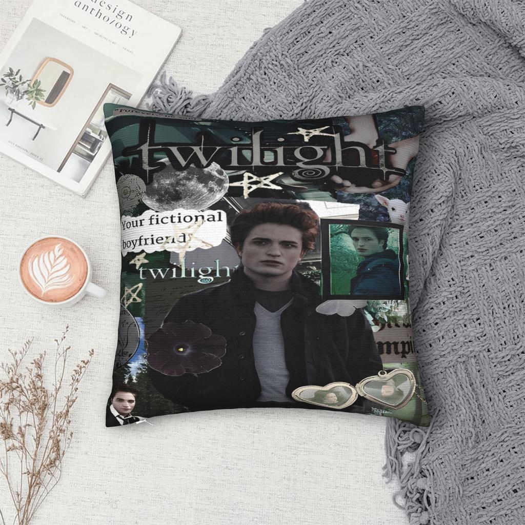 Decorazioni per la Casa Omaggio a Edward Cullen Twilight Federe Cuscino Merch Copricuscino con Cerniera Multimisura