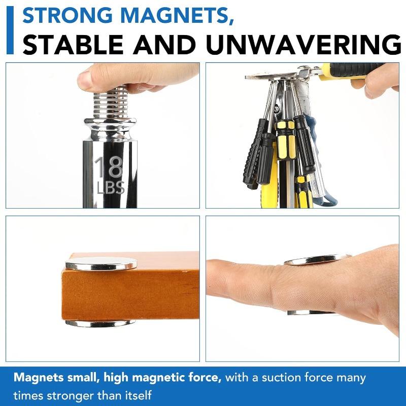 Super Powerful Magnets Strong Disc Magnets For Fridge Diy Building Scientific Craft Education 5X2 8X2 10X2 10X3 Fridge Magnets