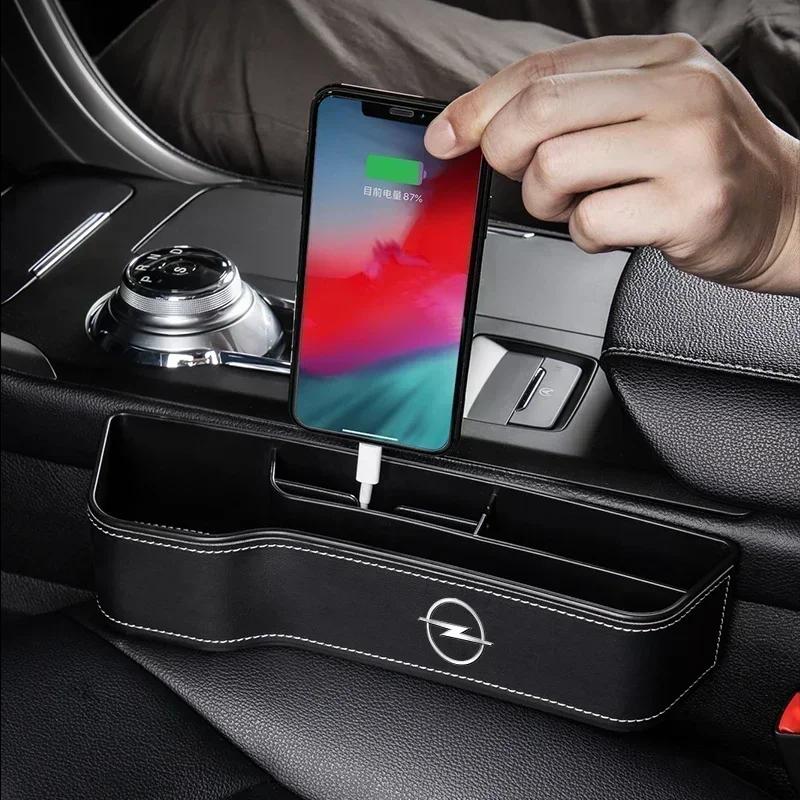 AAHG1 Car Seat Gap Box Interior Seat Side Organizer For Opel astra h astra j g corsa insignia zafira b vectra c corsa d vivaro