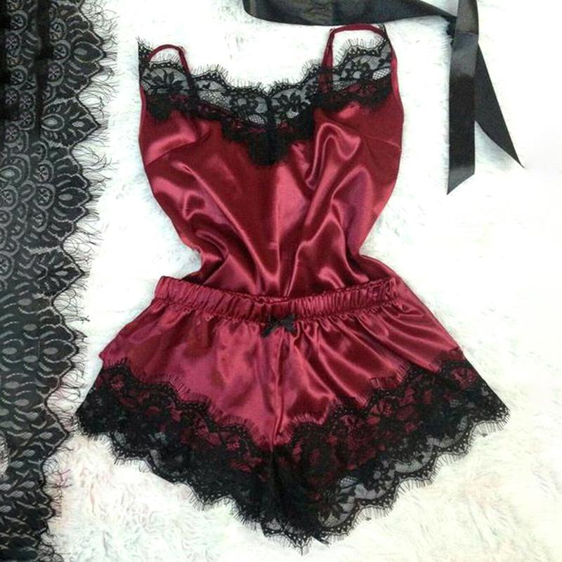 Simulated Silk Nightgown Plus Size Home Underwear Nightdress