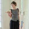Simpeulleteulo Sr_Vintage Sleeveless Plaid Top