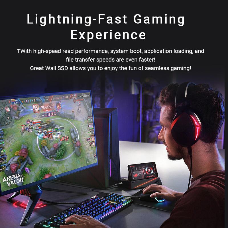 Built In Hard Drive Great Wall G7000 M.2 NVMe Pcle4.0 2280 3D TLC NAND 1tb/2tb /4tb Ssd