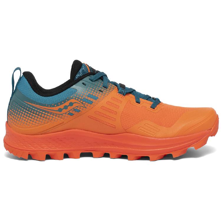 SAUCONY PEREGRINE 10 Peregrine Falcon Running Shoes Men's Low Top Orange Blue S20568-25