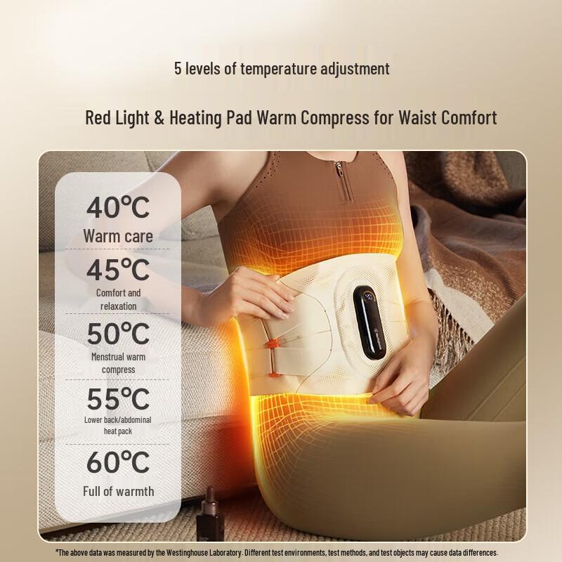 Westinghouse Wireless Lumbar Massager Belt with Red Light Therapy