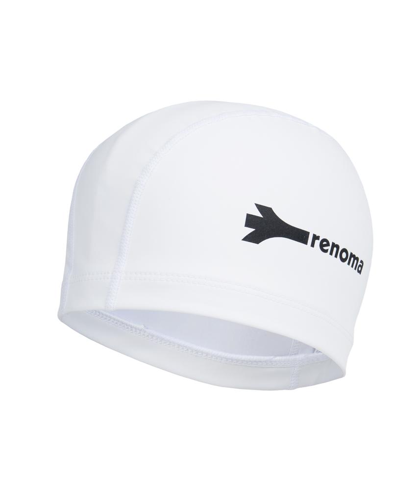 Lenomasuyeongbog Adult Simple Text Pu Swim Cap White Ro-Rc2E702-Wh