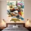 Kung Fu Panda 4 Po Zhen Fox Cherry Blossom Poster
