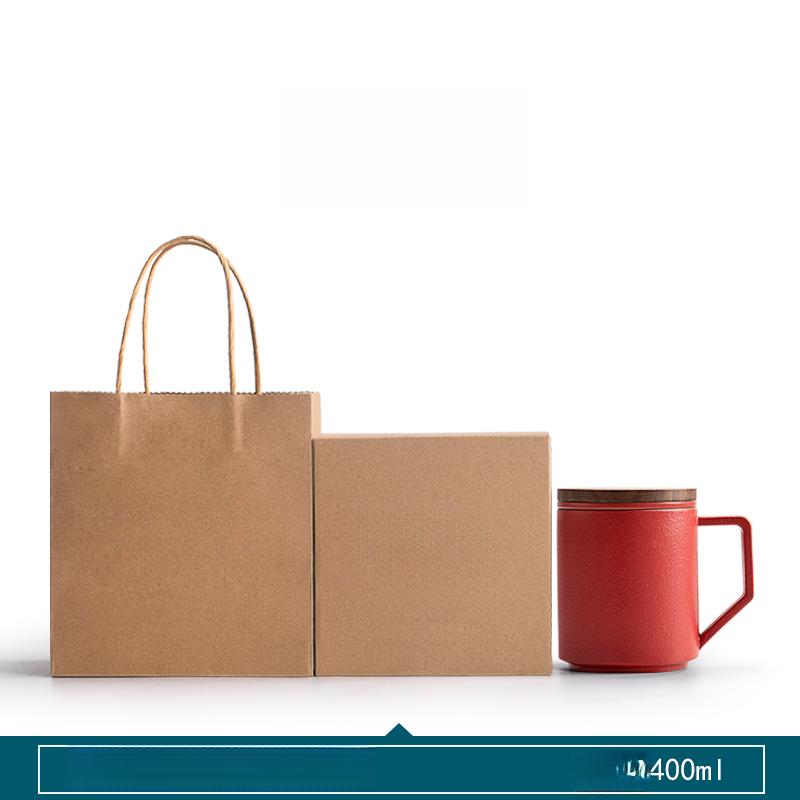 Ceramic Tea Mug with Lid Filter Mug Women Men Office Tea Separation Cups