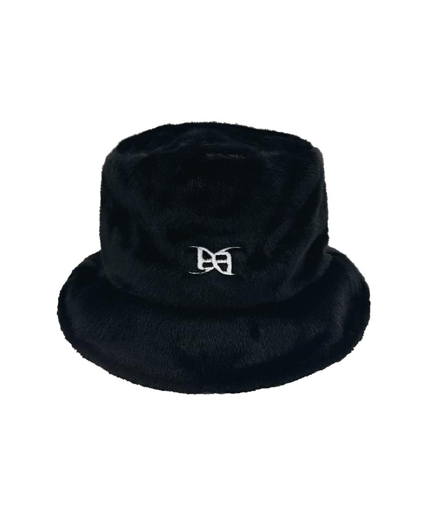 Aiemdeopyucheo Fur Bucket Hat Black