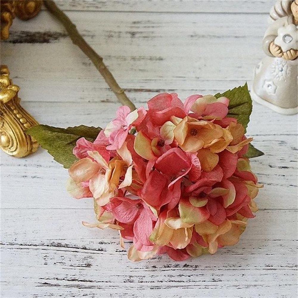 1/2PCS Silk Hydrangea Bouquet Artificial Flowers for Home Vase Centerpieces Bridal Bouquet Wedding Decor