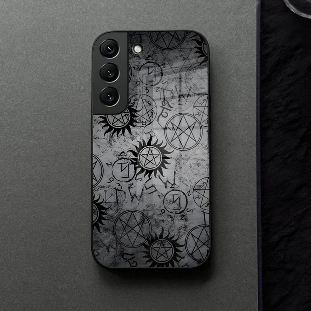 Carcasă de Telefon Supernatural Sticlă Pentru Samsung Galaxy S21 S26 S25 S22 S20 S24 S23 Ultra Fe Plus A16 A34 A54 A24 Coque