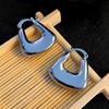 2024 High-End Oval Zircon Geometric Earrings: New Luxury Fashion Design