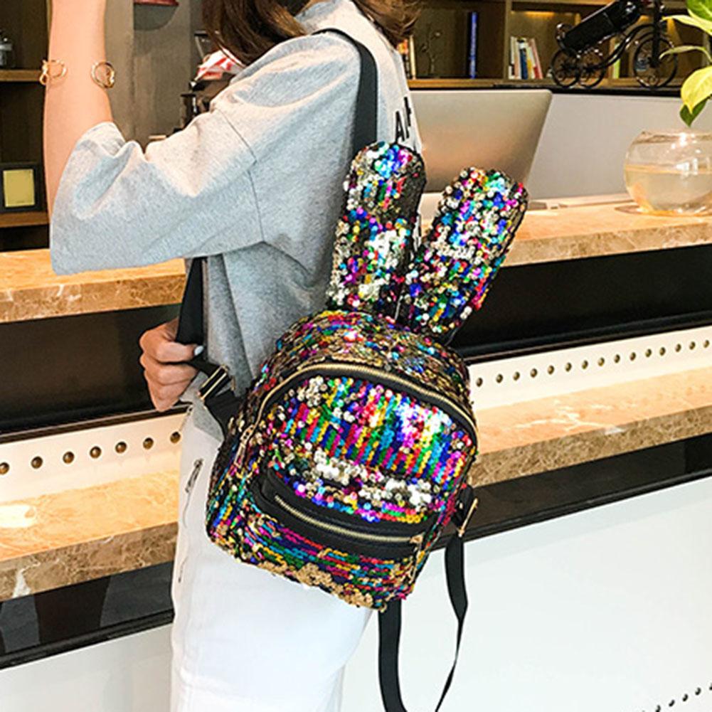 mini sequin backpack