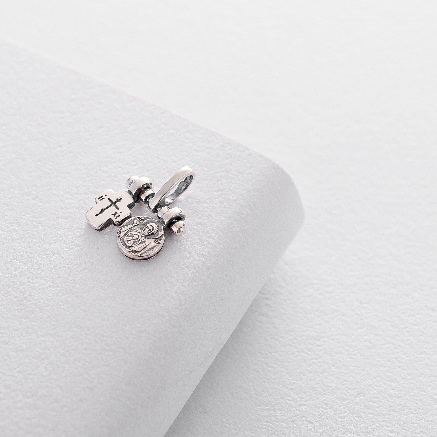 

Срібна підвіска з Божою Матір ю (чорніння) Oniks 0.7 x 0.5 cm срібний