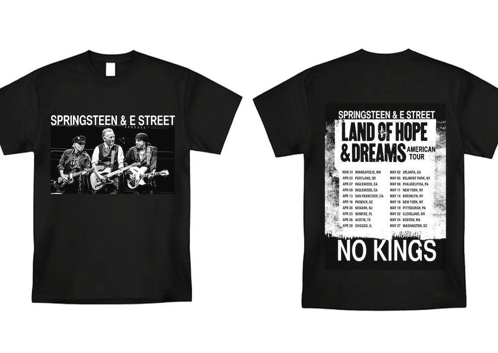 HOTBruce Springsteen amp The E Street Band Tour 2026 TShirt Unisex T-Shirt S