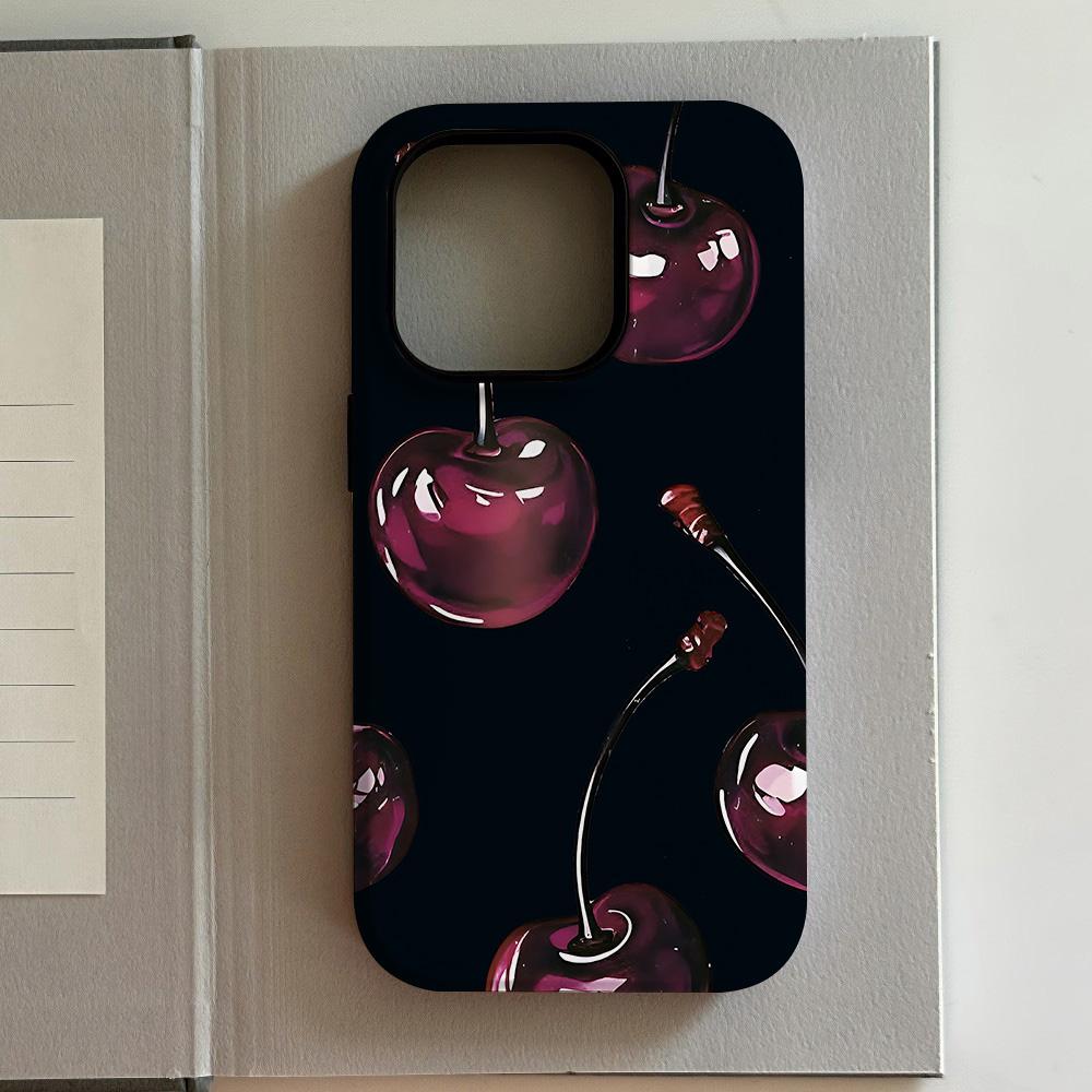 Luxury Red Crayfish Phone Case for iPhone 17 16 15 14 13 12 11 X XS XR XSMAX 7 8 Air Pro Max Plus Luxury Double-layer Back Cover