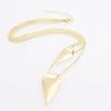 European Style Hip-hop Fashion Necklace Simple Multi-layer Triangular Metal Clothing Accessories Sweater Chain Collarbone Chain