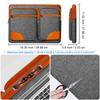 15-inch Multi-pocket Laptop Waterproof and Shockproof Protective Inner Sleeve