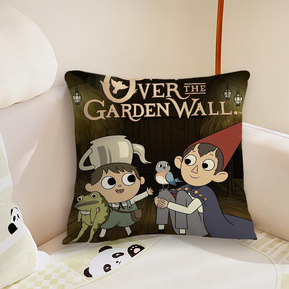 Cartoon OOver GGarden cushion cover Pillow Case Plush Fabric Soft Double Sided Print Sofa Cushion Cover Throw Pillow Covers