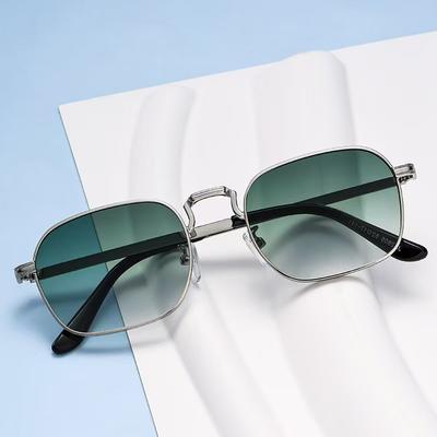 New Fashion Square Sunglasses Women Classic Brand Design Luxury Metal Vintage Sun Glasses Female  Uv400  Eyewear