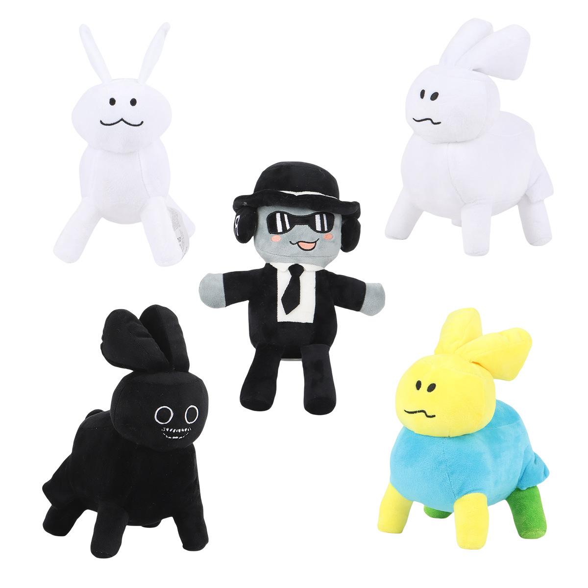 Professional Fishing Unisex Kids Chance Forsaken Plush Toy Forsaken Gubby Noob Plush Cute Rabbit Doll Game Peripheral Doll Kids Birthday Funny Party Game Gifts