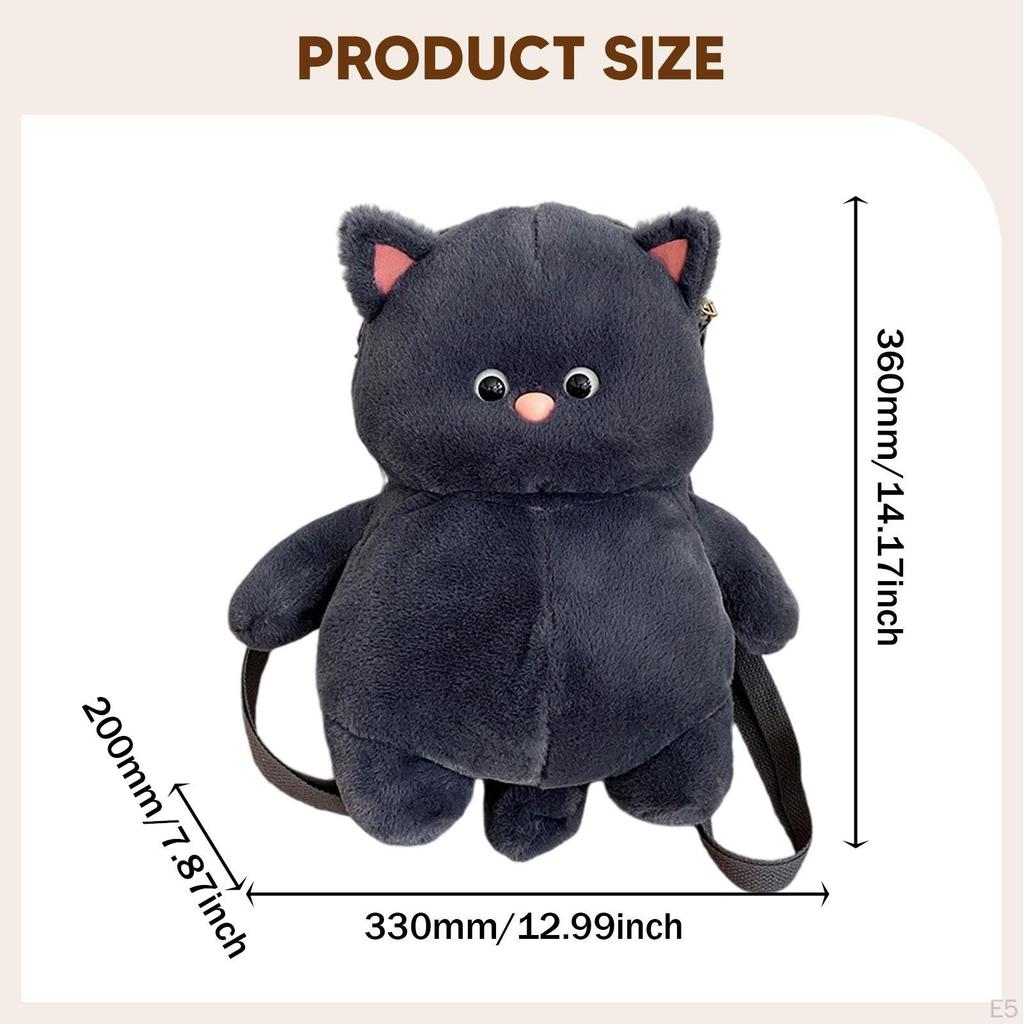 Cat Toy Backpack Birthday Gift Cute Stuffed Animal for Children