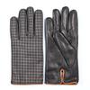 Paul Smith Size Small Gloves, Check, Men's, Black/Brown, 415GL, L02122, 79, [Used]
