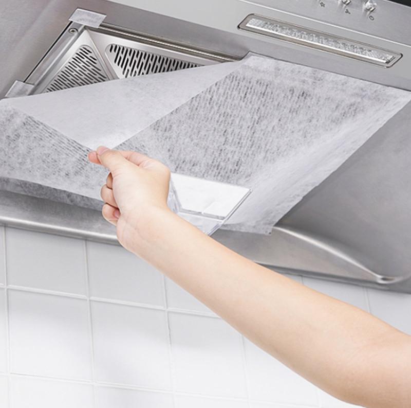 

5/10 м Одноразовая бумага для масляного фильтра вытяжки Нетканый хлопок против масла Фильтр вытяжного вентилятора кухонной вытяжки Кухонная вытяжка Жиронепроницаемая бумага Тове