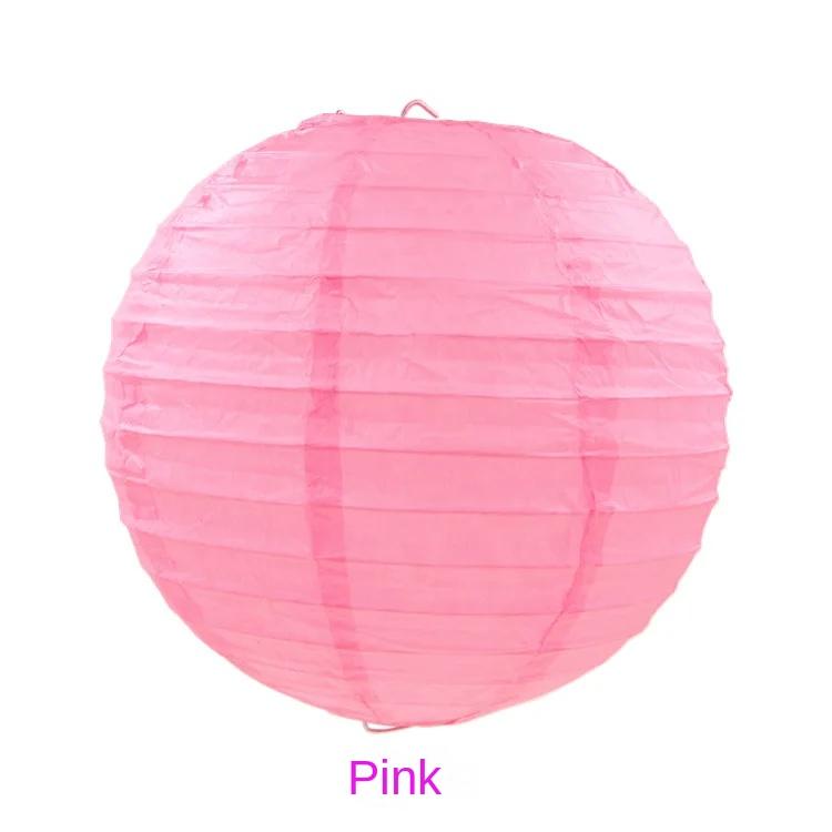 4/6/8/10/12/14/16inch Chinese Paper Ball Lampion Hanging White Wedding Decoration Paper Lanterns Lampshade Birthday Party Decor