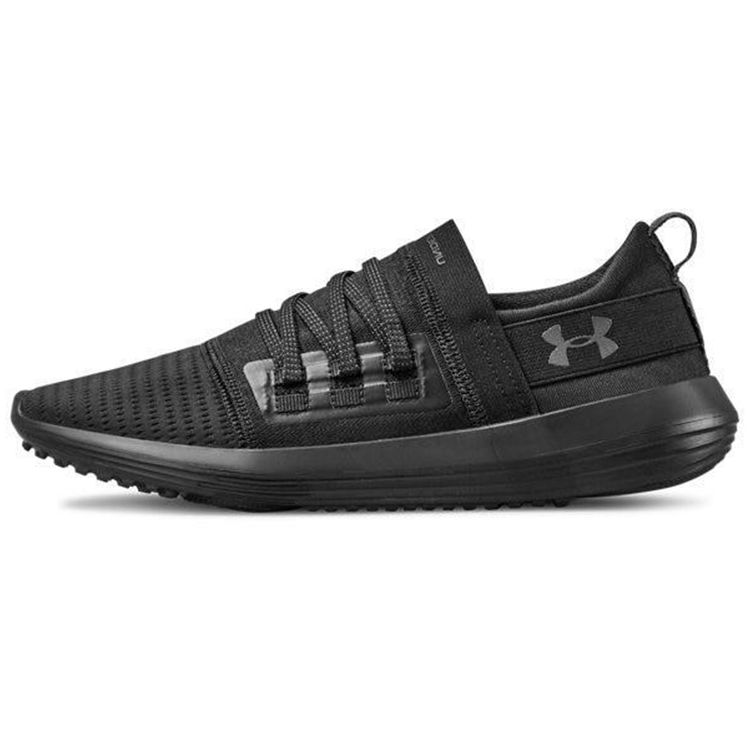 Under Armour Vibe Sportstyle Durable Non-Slip Low-Top Sneakers Women Sneakers Black 3020372-002
