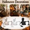 Halloween Dekoration Skelett Oberkörper mit Krabbeln für Tischdekoration